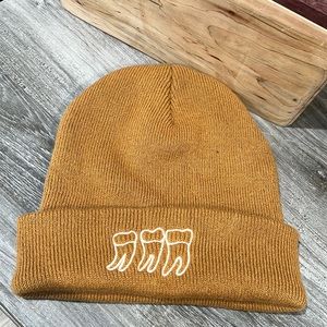 Burnt Orange Tooth Beanie